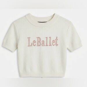 Balletcore Knit Le Ballet Coquette Soft Girl Sweater Top Size XS